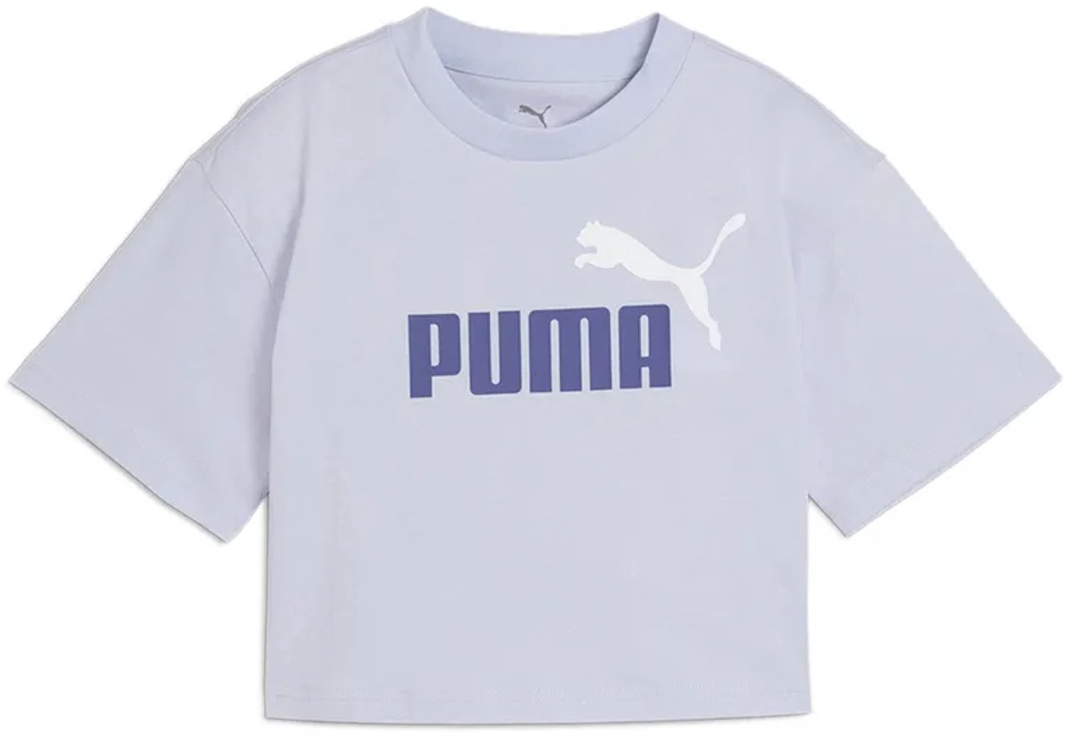Puma Ess 2 Color Nº1 Lo T-shirt Met Korte Mouwen 14-16 Years Kinderen Cool Water