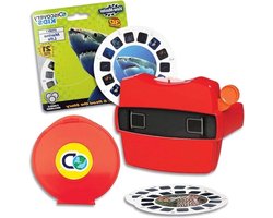 View-Master-rollen - 3D-beelden - Ontdek de wereld - Visueel-ruimtelijk leren - 5 stuks - Rood