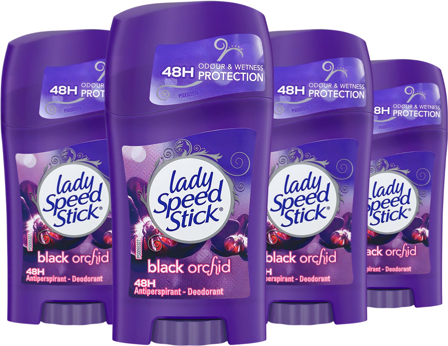 Lady Speed Stick Black Orchid Deodorant Vrouw - Anti Transpirant Deodorant Stick - 4 x 40g