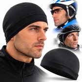 Motor Muts I Fiets Muts I Helm Muts I Bandana I Ventilerend I Motor Accessoires I Haarkapje Voor Helm I Zwart