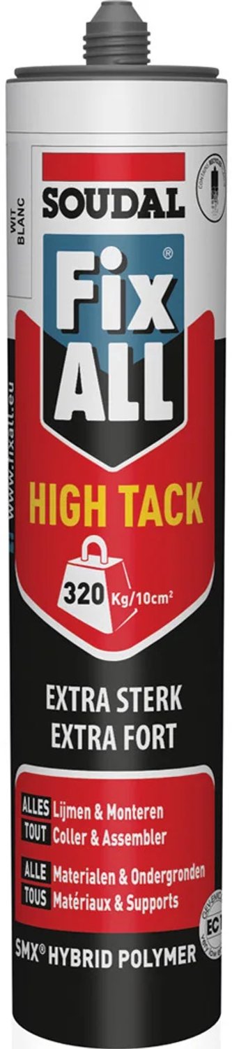 Soudal Fix All High Tack GRIJS 290ml - 12 KOKERS
