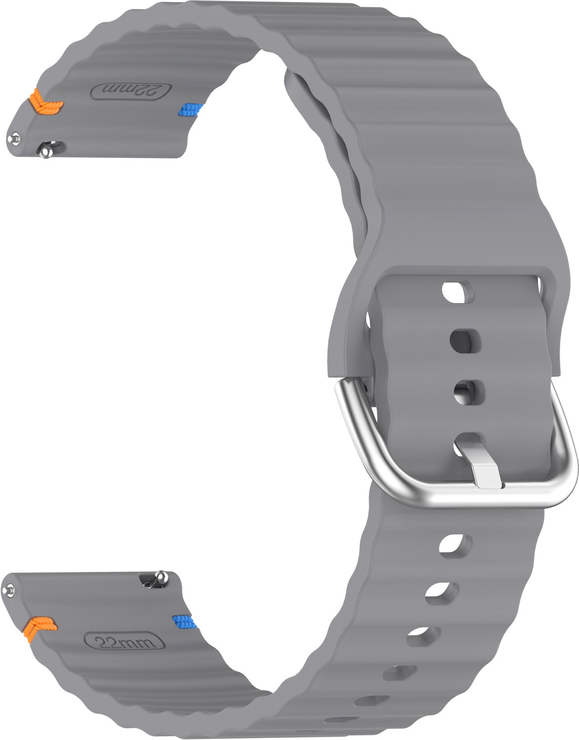 Siliconen horlogebandje voor Galaxy Watch, Garmin, Huawei - 20MM Golvend