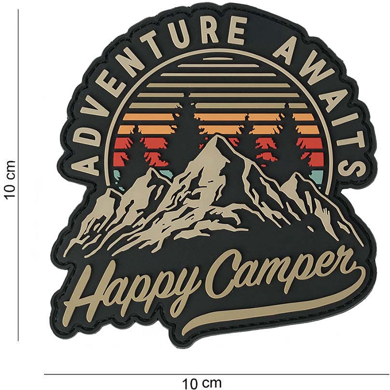 Embleem 3D PVC Happy camper #14087