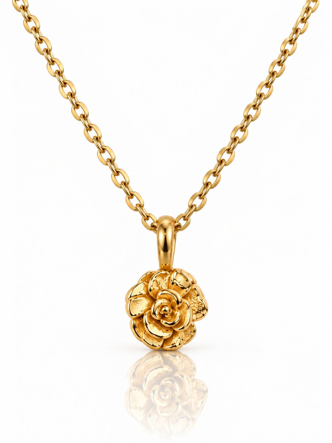 Maevi® Geboortebloem Ketting - Maand: Januari - Hoge Kwaliteit RVS / Stainless Steel - Sterrenbeeld / Geboortesteen Ketting - Cadeau voor Mama / Vriendin - Geboorte Cadeau - Incl Luxe Verpakking - Birthflower Necklace - Lengte: 45cm - Verkleurt Niet