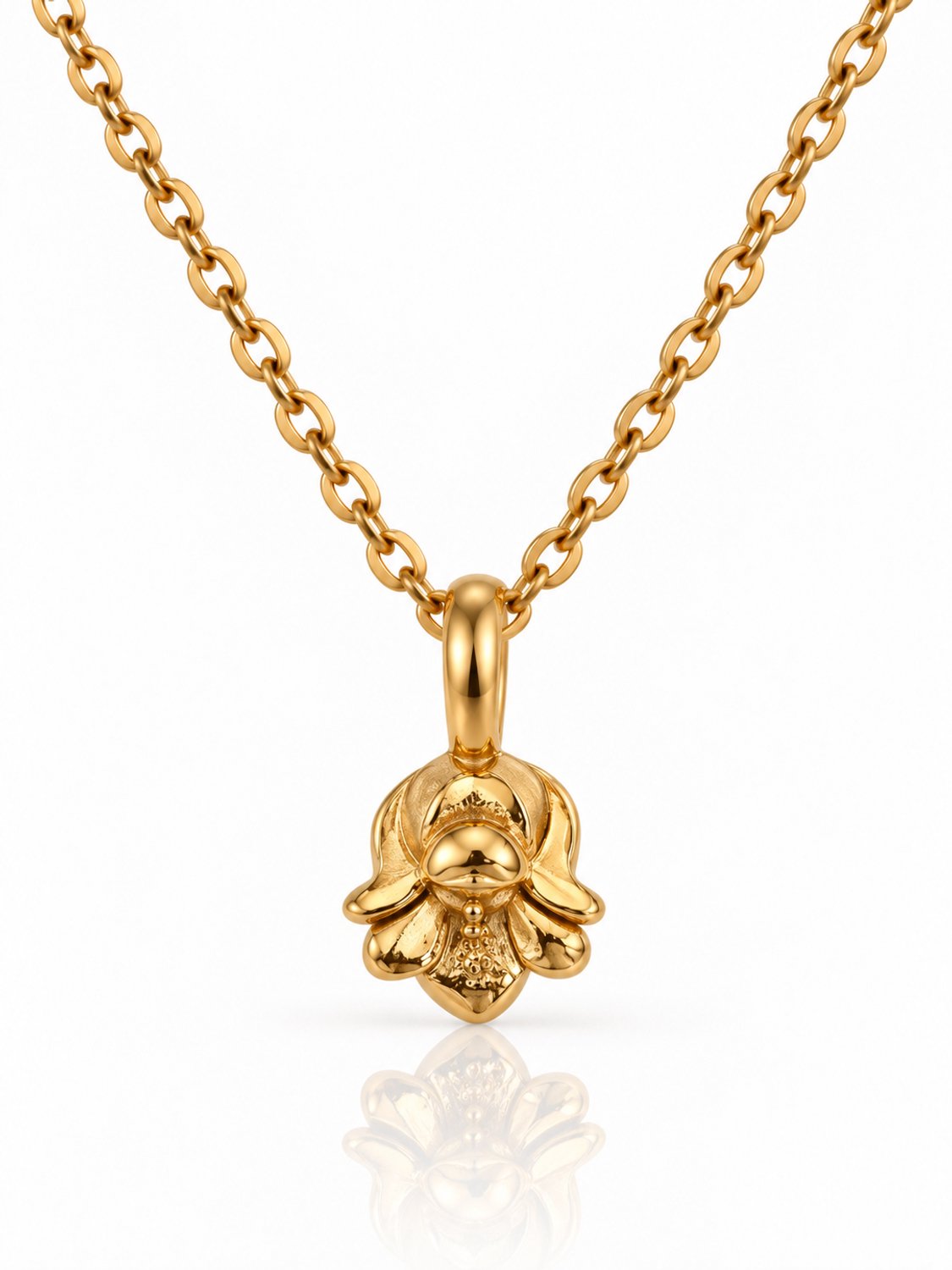 Maevi® Geboortebloem Ketting - Maand: Mei - Hoge Kwaliteit RVS / Stainless Steel - Sterrenbeeld / Geboortesteen Ketting - Cadeau voor Mama / Vriendin - Geboorte Cadeau - Incl Luxe Verpakking - Birthflower Necklace - Lengte: 45cm - Verkleurt Niet