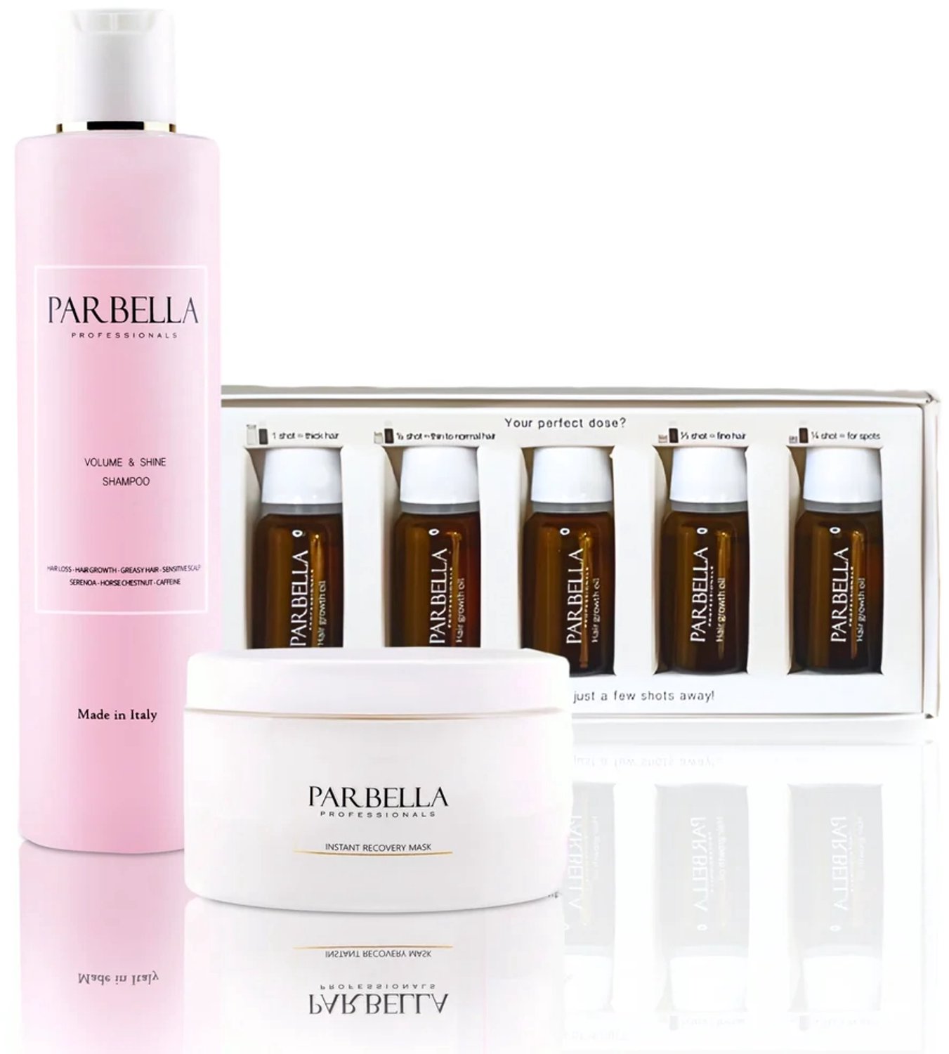 Bol.com Parbella hair loss & growth pack - haargroei olie - haaruitval - snelle haargroei set - direct groei - lang dik haar aanbieding