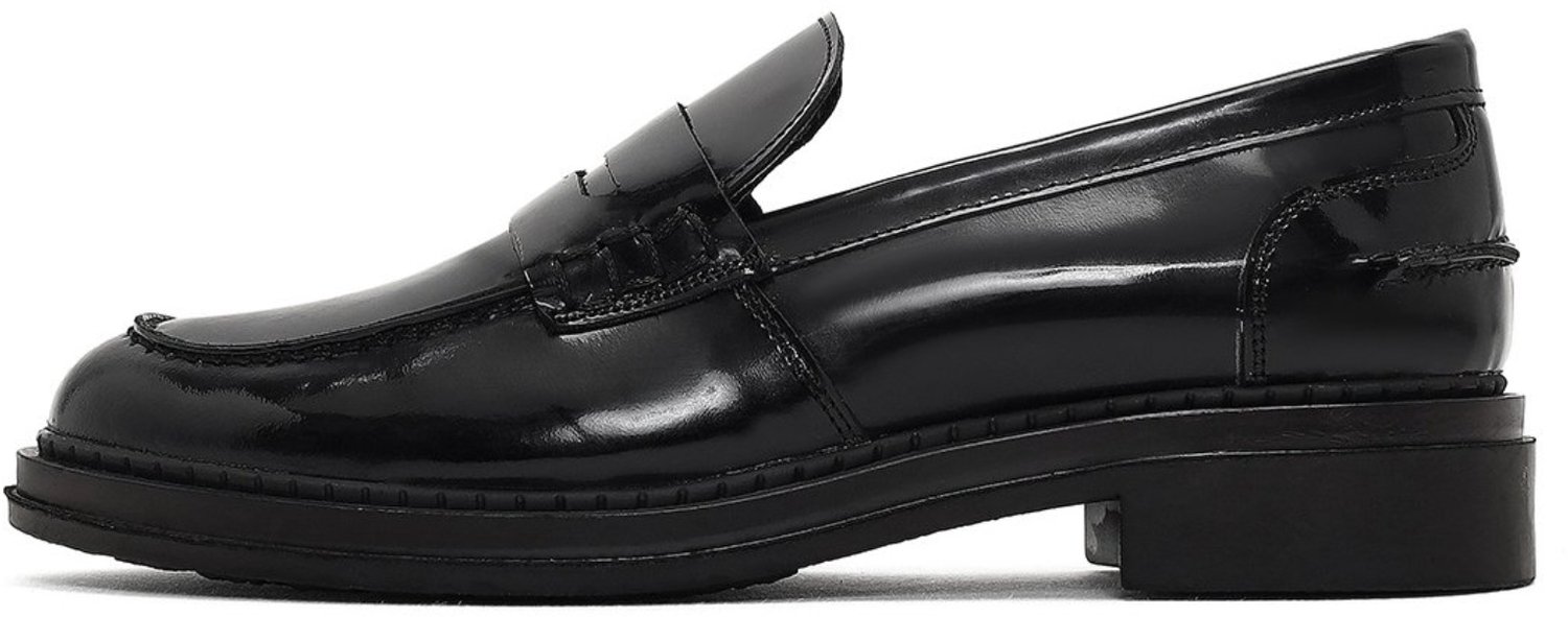 DERIMOD Masculine Loafers Patent Leather Masculine Loafers
