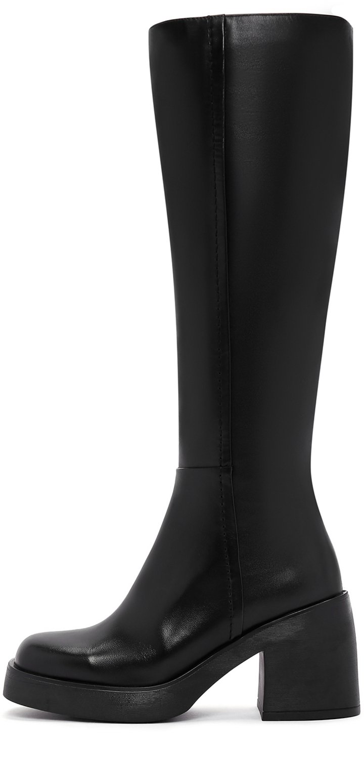 DERIMOD Boots Leather Heeled Boots
