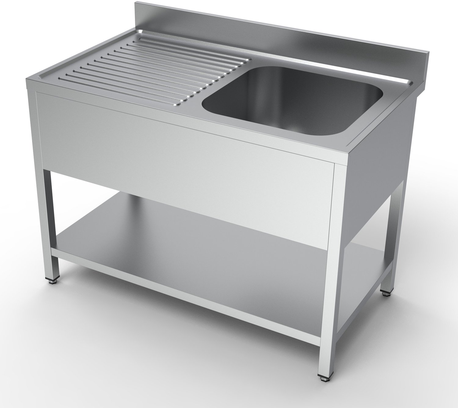 700 Spoeltafel Bodemschap 1 Rechts 1200, CombiSteel 7333.0835 - Horeca & Professioneel - Horeca & Professioneel
