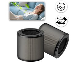 2-Pack FY0910 Luchtfilters Voor Philips 900-Serie – Meerlaags En 99% Deeltjesverwijdering En Actief Kool – Voor AC0950/10 En AC0951/13 – Levensduur 6-8 Maanden