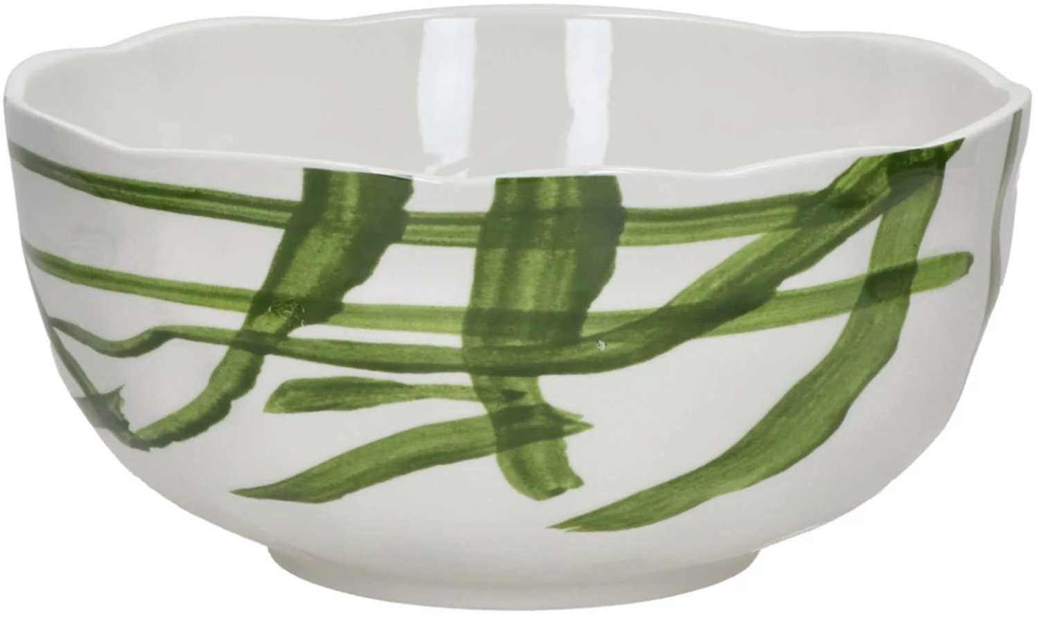 Pomax Weve slakom D24cm H11.5cm groen