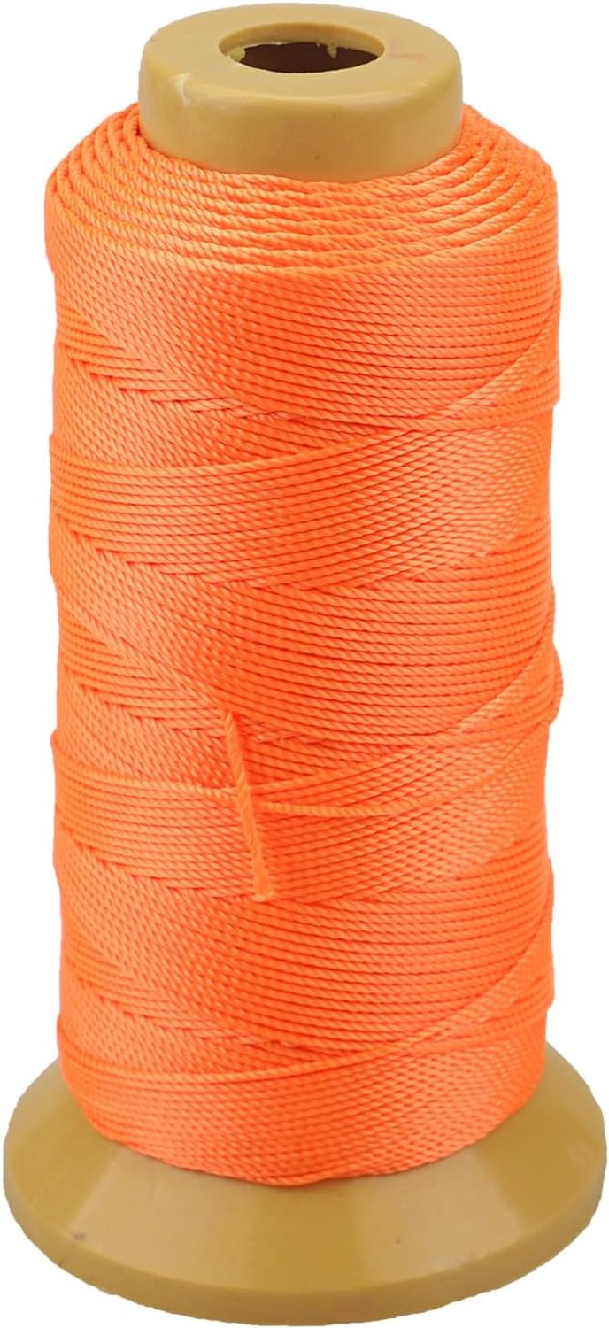 Twisted nylon touw 328 voet - 1mm - oranje - perfect voor tuinieren en knutselen - m-winkel