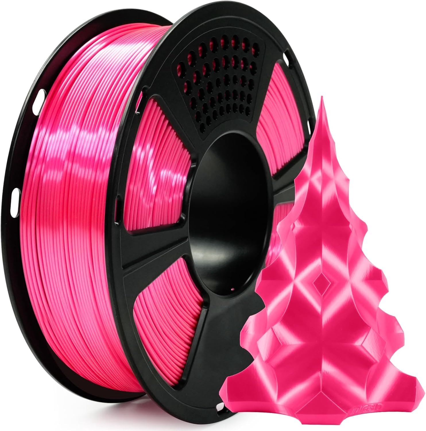 Silk PLA 3D-printerfilament 1,75 mm Spoel van 1 kg Zijderoze