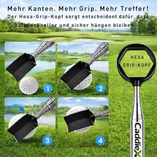 Telescopische Golfbal Retriever tot 2,51 m — afbeelding 3