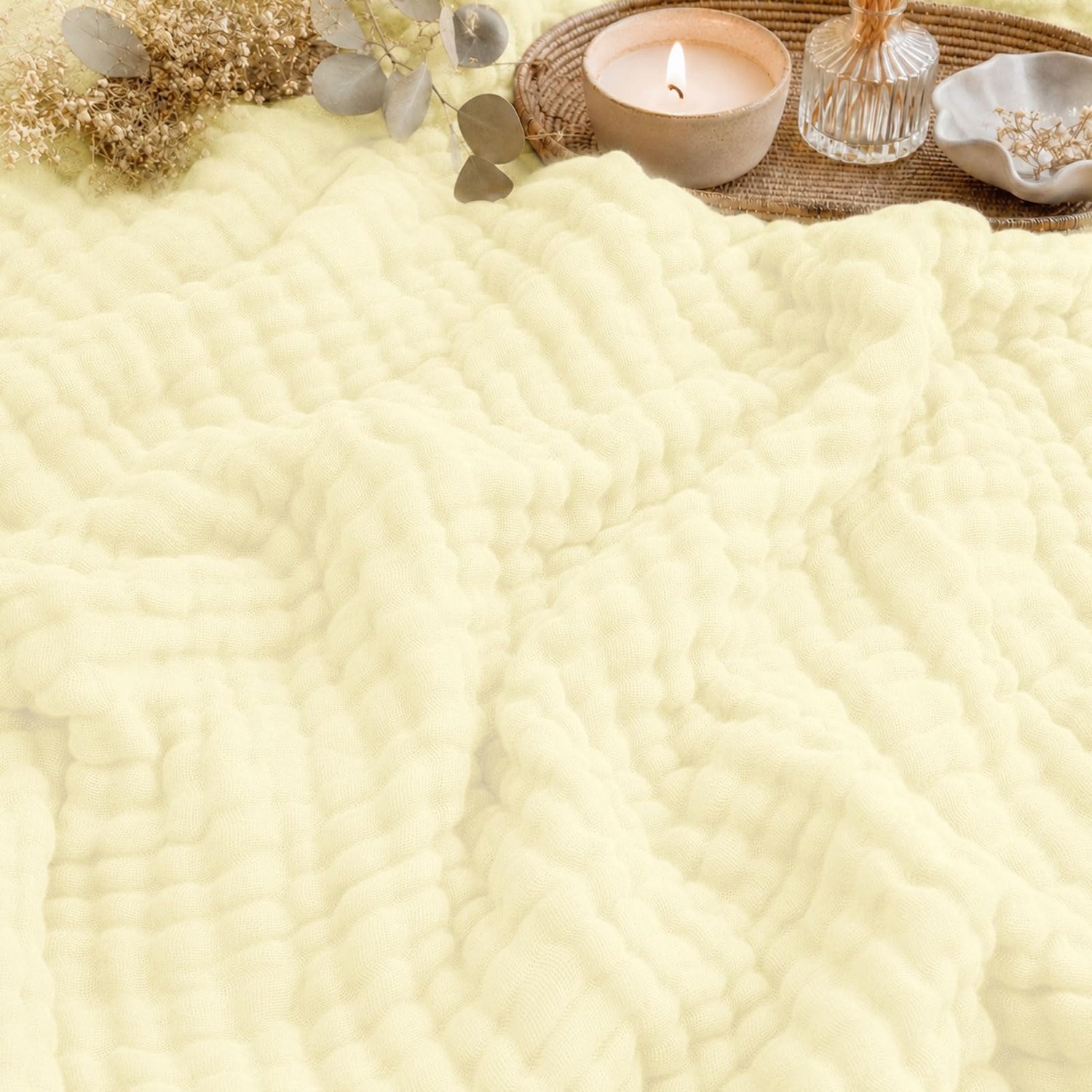 Muslin Dekentje 150x200cm - 100% Katoen voor Elk Seizoen