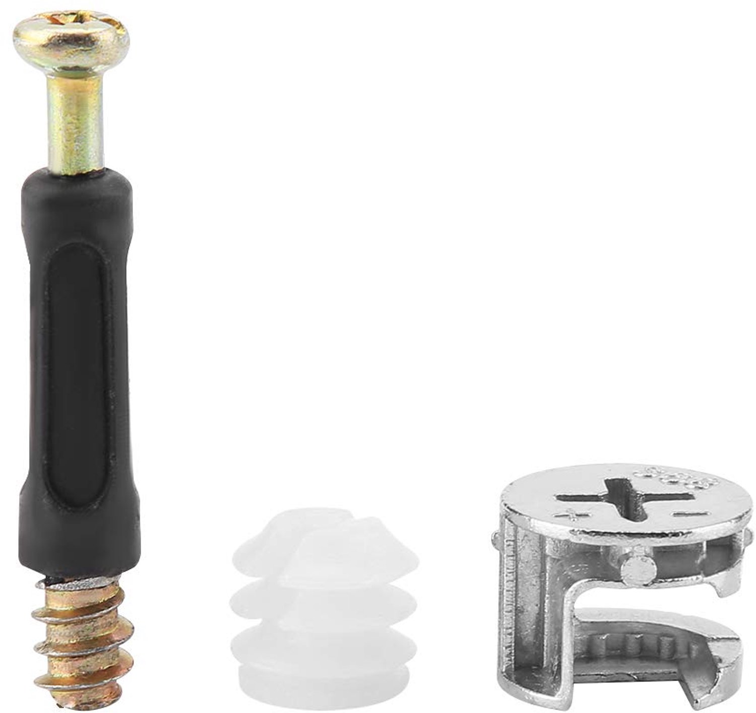 Meubelbevestiger - Stevige Deuvelconnector - Cam Lock Verbindingsschroef - Hoogwaardig Koolstofstaal - Veilig en Niet Giftig - Eenvoudige Installatie - Meubelverbinder
