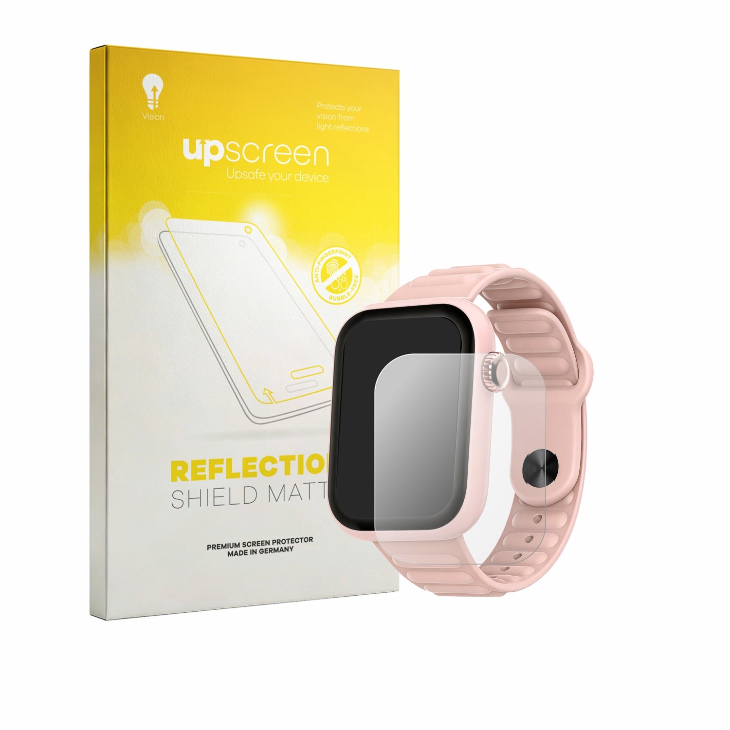 upscreen - Screenprotector voor Ibettertec Smartwatch 1.85" - Folie Beschermfolie anti glare matte