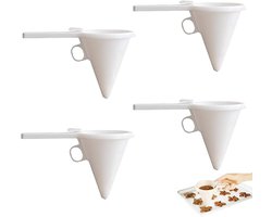 Deegdispenser - Hoogwaardig Materiaal - Trechterdispenser - Taartdecoratie - Keukenaccessoires - Eenvoudig in Gebruik - Bakdispenser
