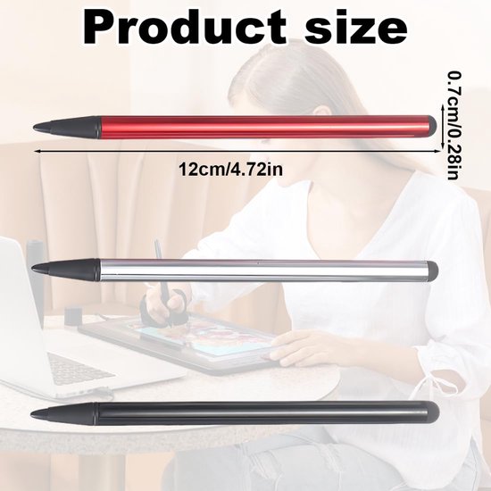Stylus Pen voor Touchscreen, 2-in-1 met Hoge Precisie — afbeelding 5