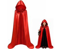 Lange mantel met kap - ademend - Halloween-accessoire
