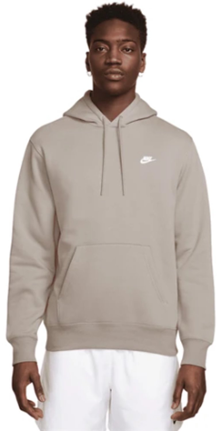 Nike Hoodie Club Fleece Heren Beige