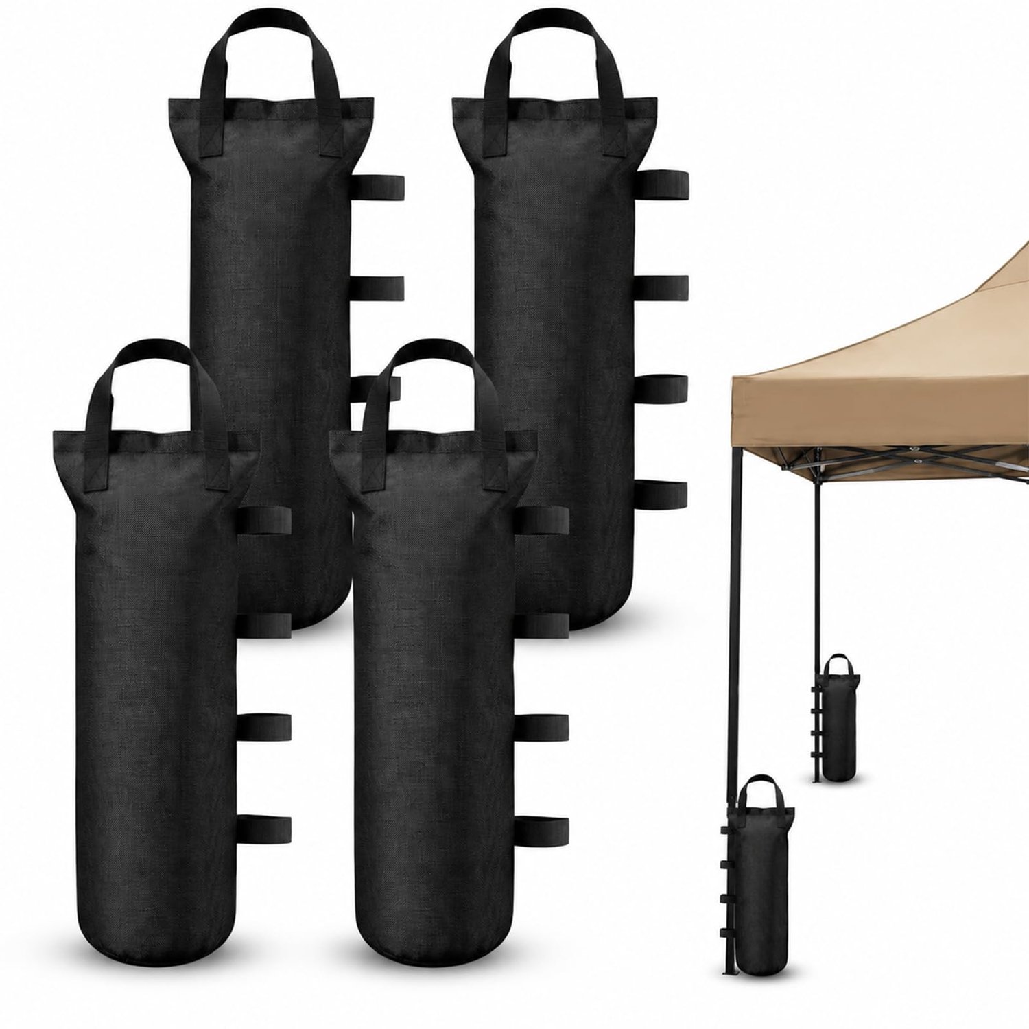4 Stuks Verzwaringszakken voor Tent en Partytent