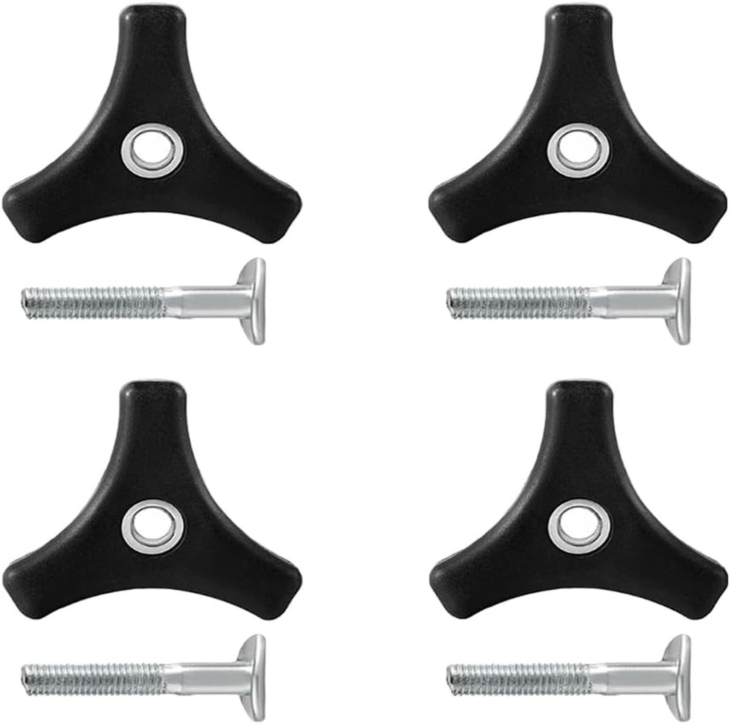 4 Sets Grasmaaier Handgrepen met Schroeven