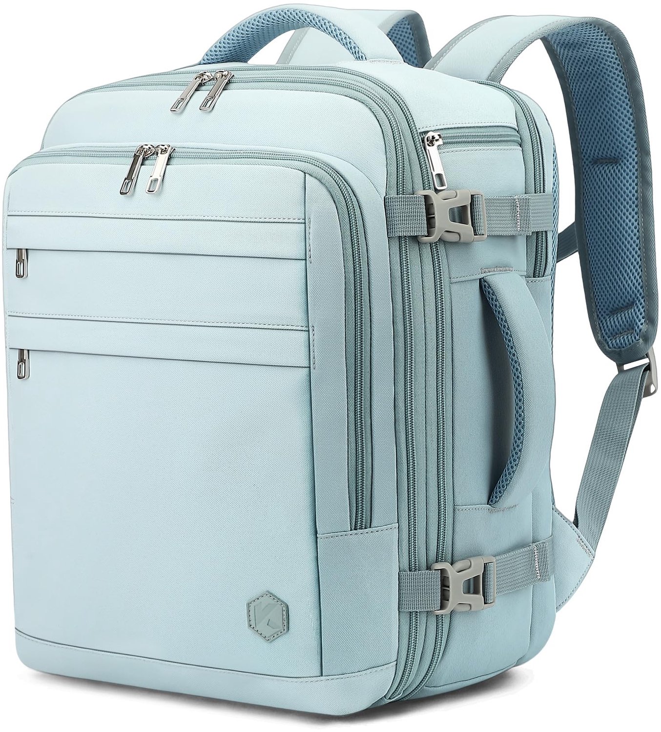 Handbagage voor Vliegtuig - Uitbreidbaar - Lichtblauw