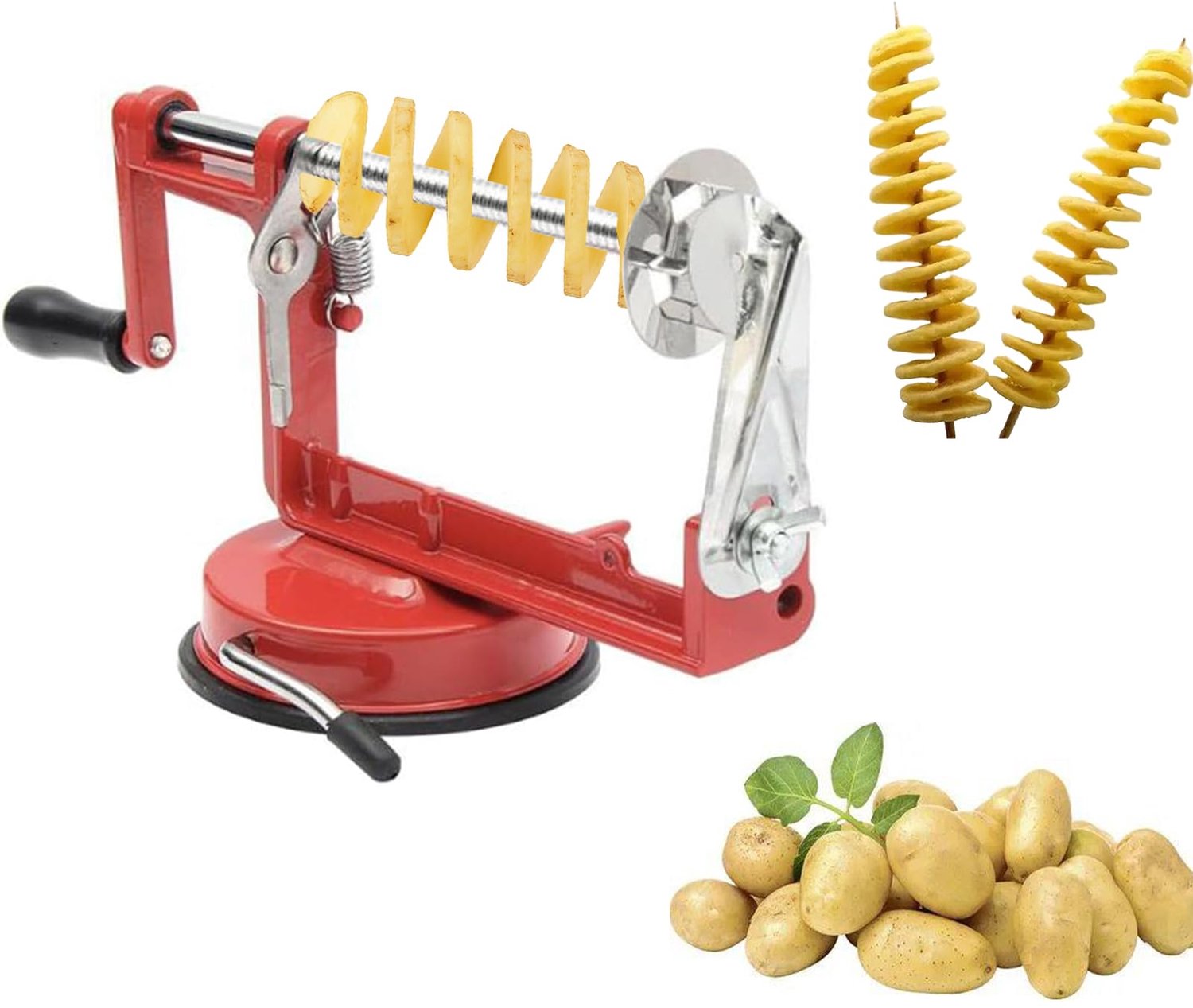 Handmatige Spiral Cutter van Roestvrij Staal
