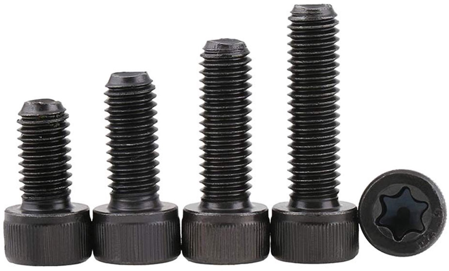 Inbusbout M8×35mm - Torx-binnenzeskant - 12,9 Koolstofstaal - Hoge Treksterkte - 5 Stuks - Corrosiebestendig - Schroeven