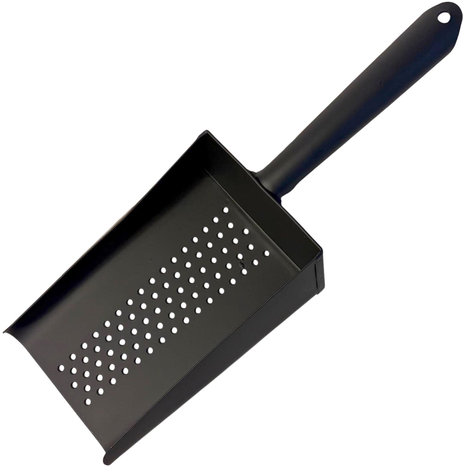 Matte Zwarte Metaal Schep 33cm voor BBQ en Kolen