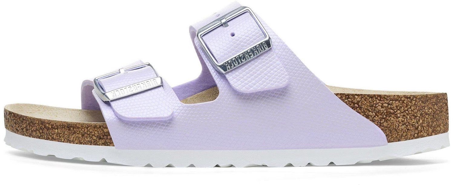 Slippers Birkenstock Arizona Shiny Lizard Fashion Wear Vrouwen Paars