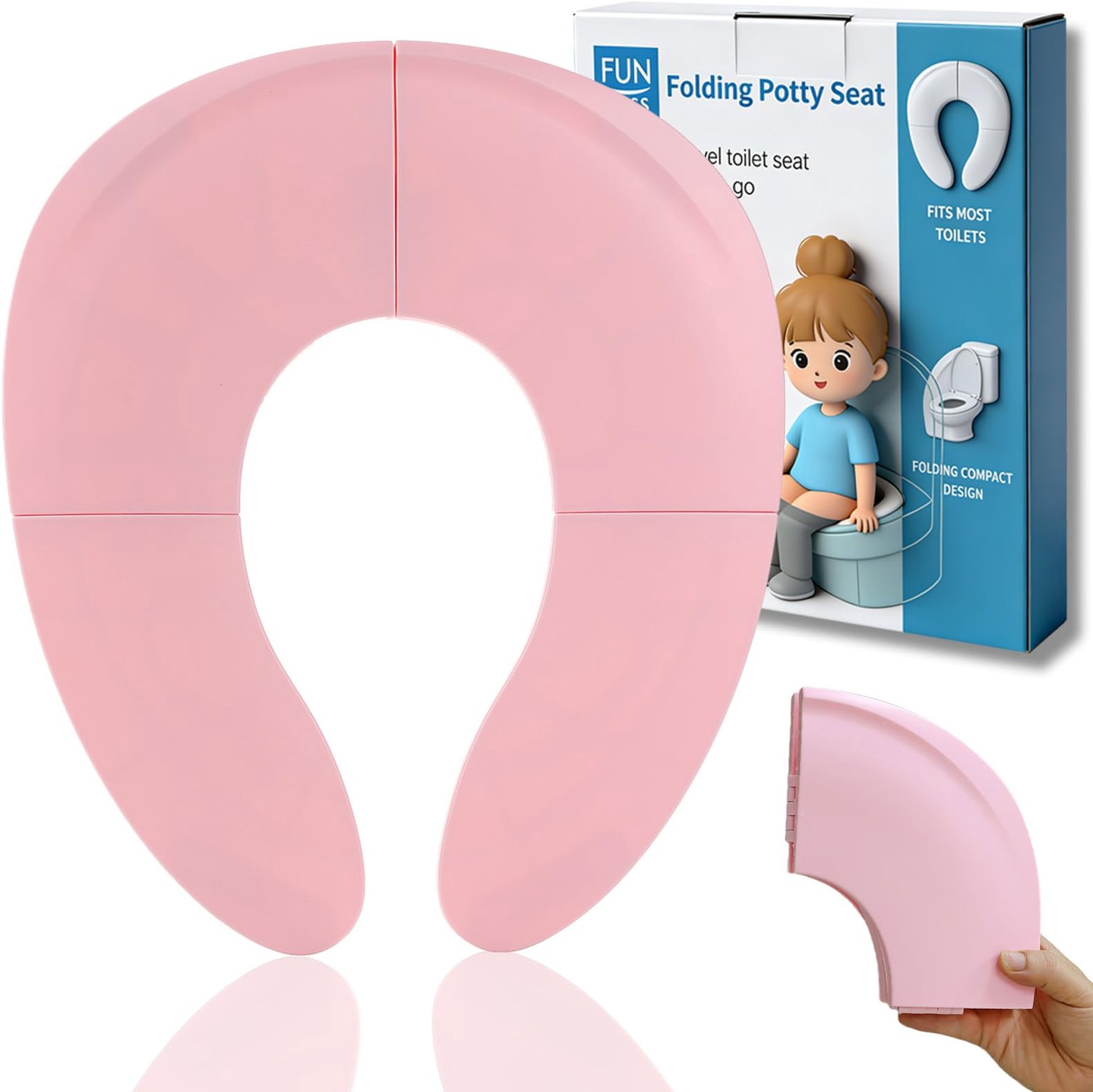 Opvouwbare Toiletverkleiner voor Kinderen - Hygienisch en Compact