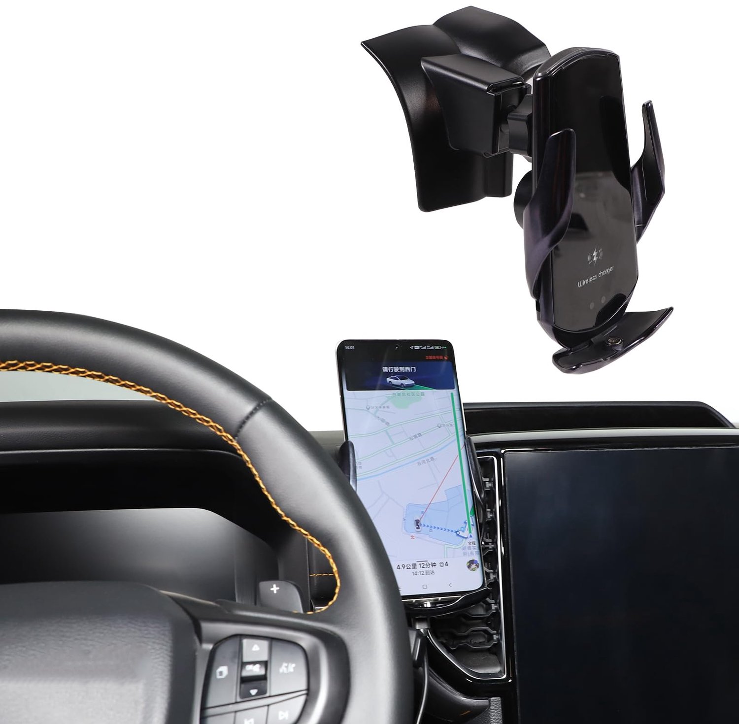 Telefoonhouder voor Ford Ranger 2023-2024 met Ventilatiebevestiging
