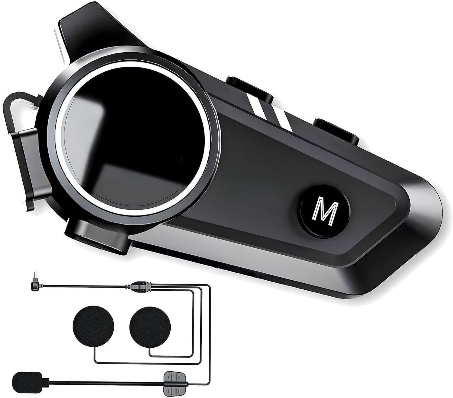 Vantivo® Motorhelm Headset - Intercom - Bluetooth - Zwart