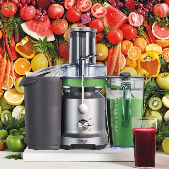 Sapcentrifuge voor Groenten en Fruit, Zilver — afbeelding 2
