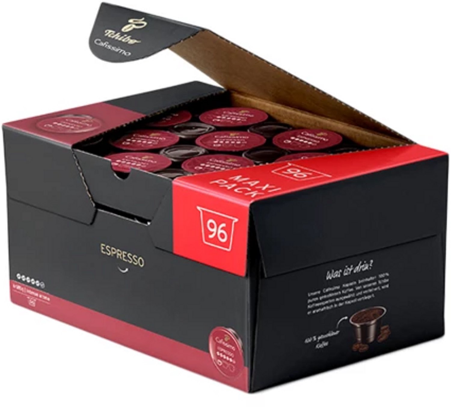Tchibo - Caffisimo Cafe Crema - 4 x 96 Cups