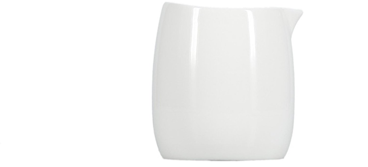 Fameilleur melk-/sauskan 26cl wit Perla set van 4 - porseleinen roomkan en sauskan, voor melk, room en saus, vaatwasser- en magnetronbestendig, voedselveilig, servies voor thuis, restaurant en horeca, mooi als cadeau