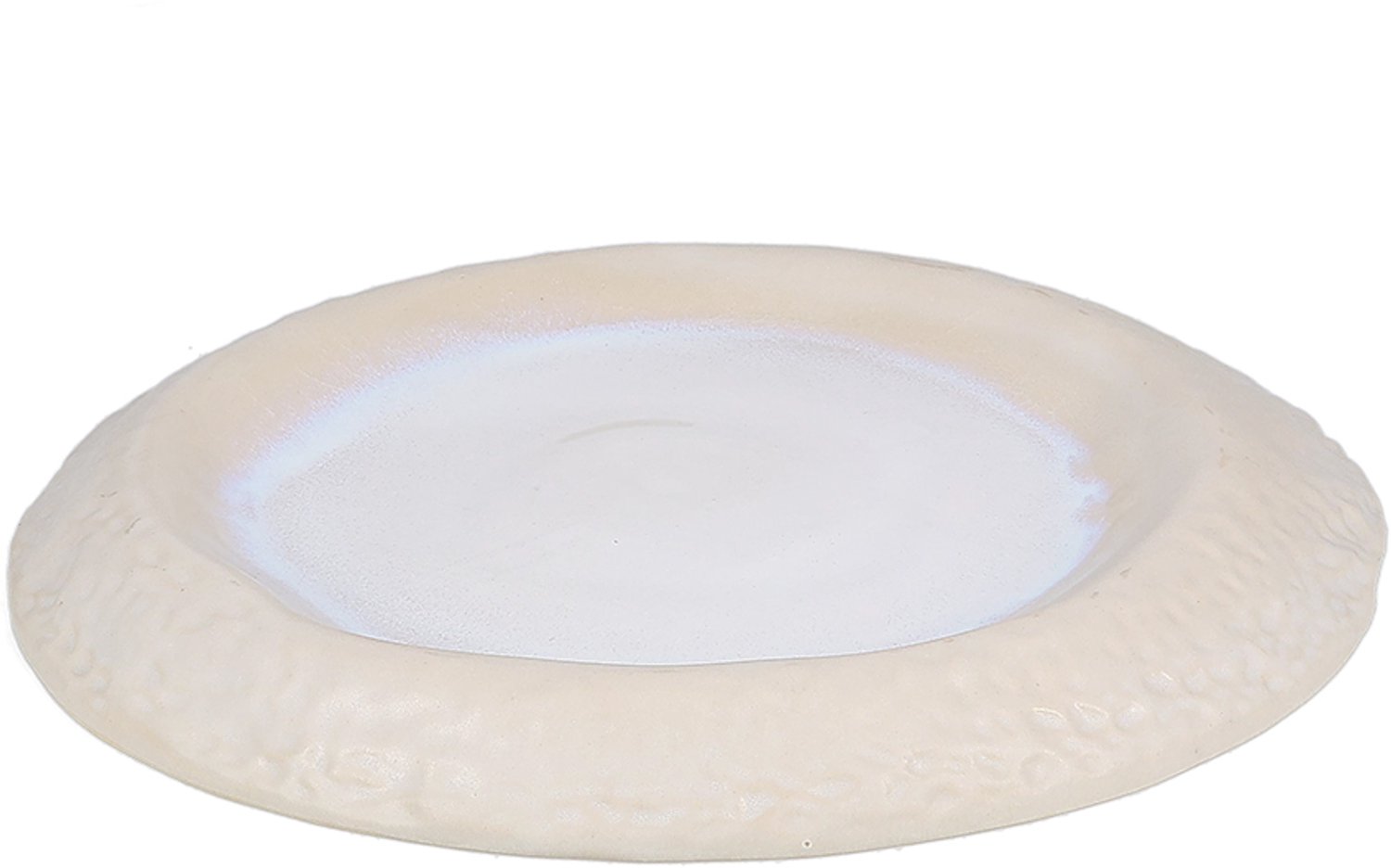 Fameilleur diep bord 27,5/20,5xH3cm pure parelmoer Icon set van 4 - porseleinen soepbord en pastabord, voor soep, pasta, salade en stoofgerechten, vaatwasser- en magnetronbestendig, voedselveilig, servies voor thuis, restaurant en horeca