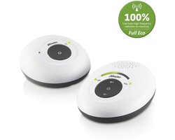 Alecto DBX-115 - Full Eco DECT Babyfoon - Wit/Antraciet