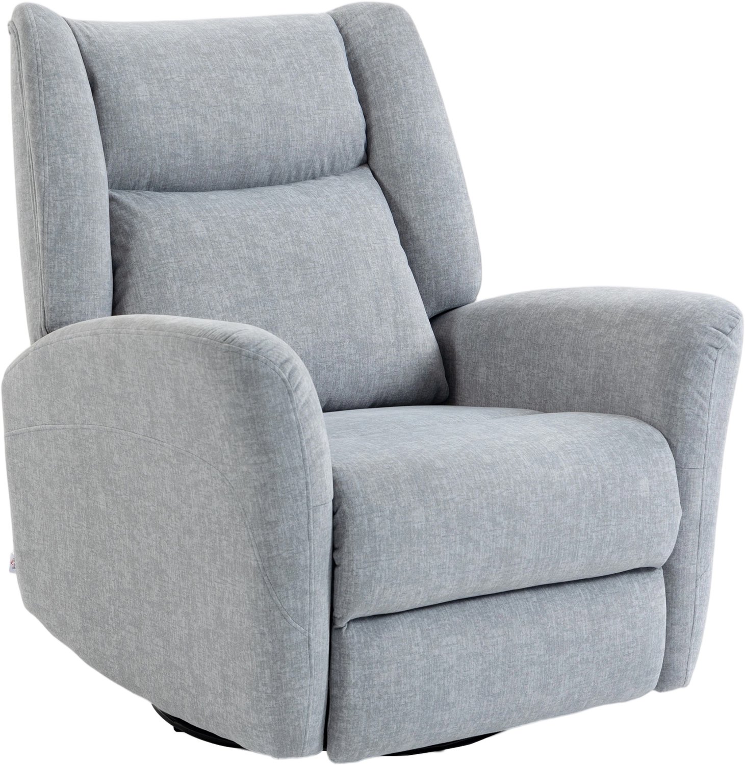 Homcom Sofa ligstoel draaibaar en verstelbaar - Relaxfauteuil - Loungestoel - Lichtgrijs