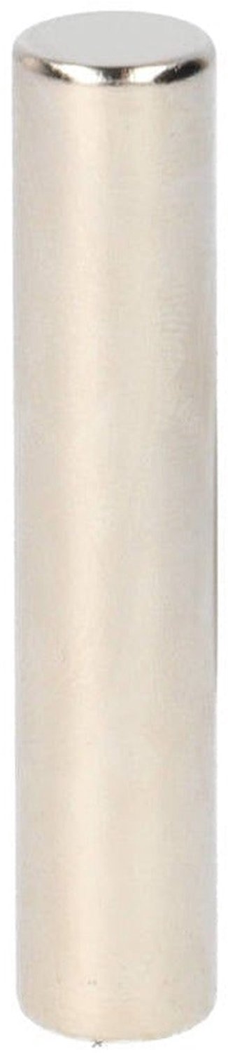 Neodymium Staafmagneet Ø8 x 40 mm N45 NiCuNi – 4 stuks