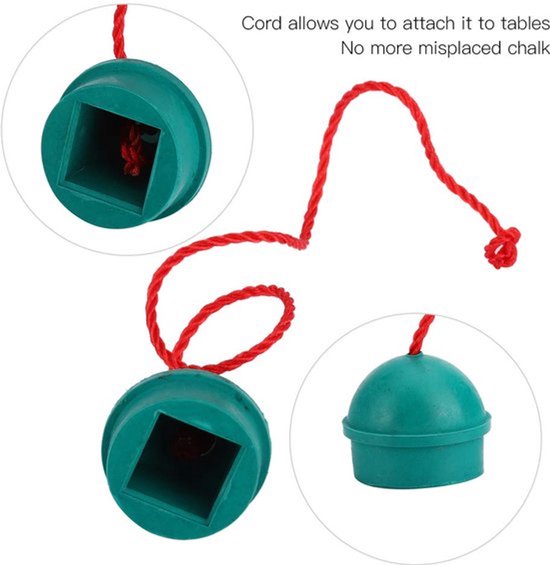 4 STKS Biljart Krijthouder, Groen Rubber Snookertafel Krijt Container Cap Accessoire voor Biljart Pooltafel Cue Stick Club — afbeelding 2