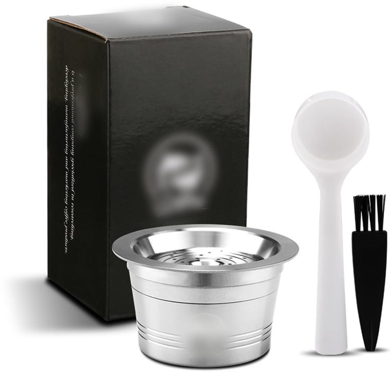 Koffiecapsules Herbruikbaar - Roestvrij Staal - Universeel - Compatibel met Cafissimo - Vaatwasser Veilig - 32x26x46mm - Koffiefilter