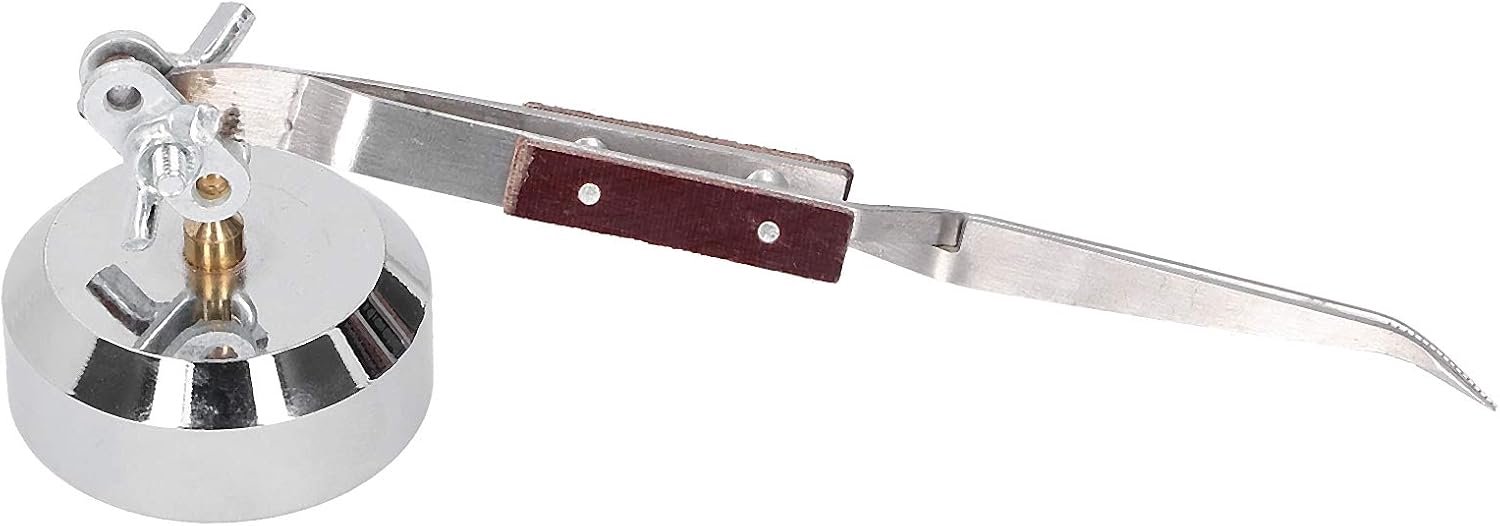 Soldering tweezers derde hand - Curved mouth - Professionele locking tweezers - Ideaal voor hobbyisten - Luxento