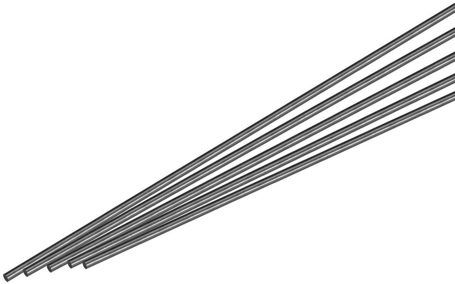 QUARKZMAN Carbon Fiber Staven - 5 Stuks - 2.5mm x 300mm