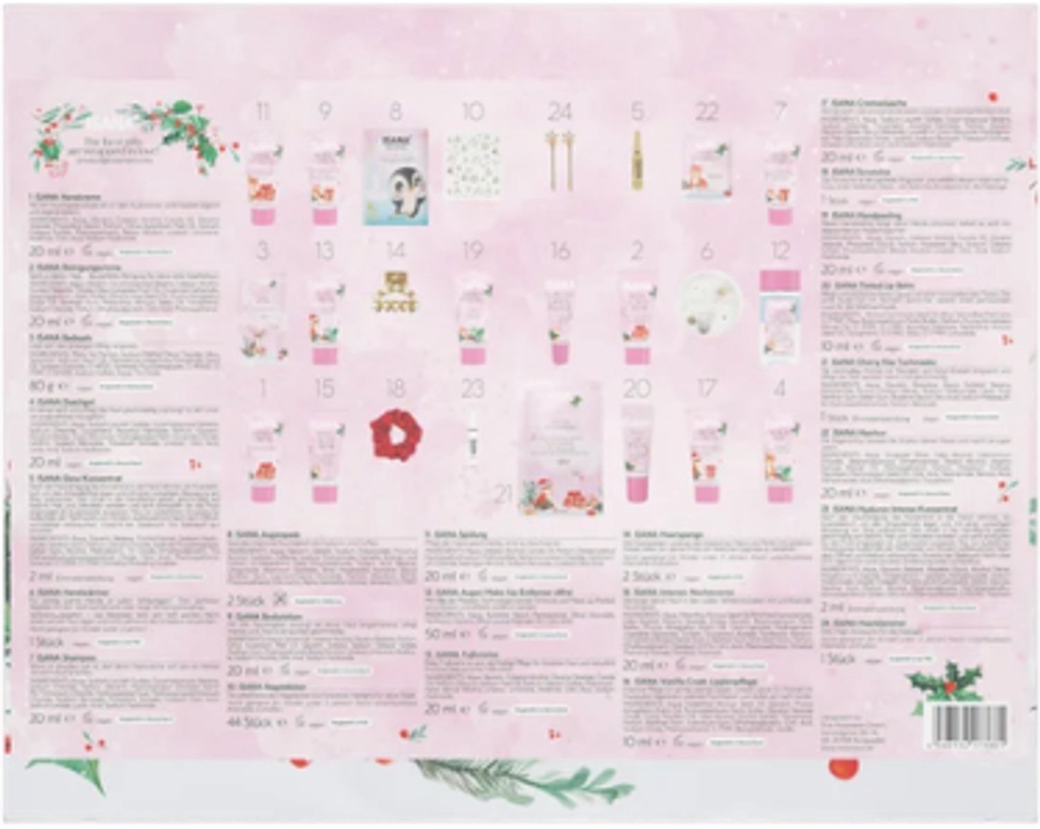 ISANA Adventskalender 2026 | Adventskalender met Beautyproducten - Adventskalender voor Vrouw en Man | Beauty Adventskalender 2026 – foto 2