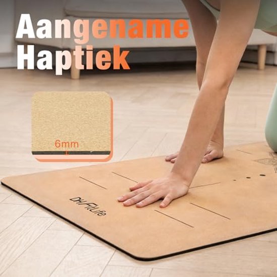 Antislip Yoga Mat van Natuurlijk Rubber — afbeelding 2