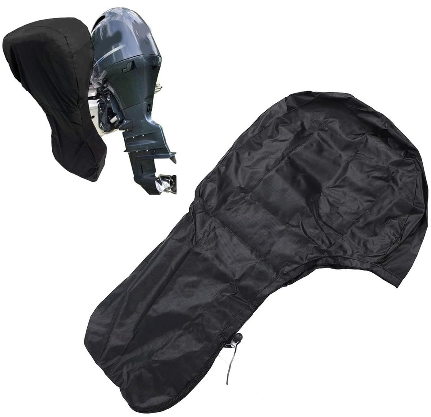 Buitenboordmotorafdekking Waterdicht - Polyester - Opbergzak - Bescherming tegen Wind - Uitzonderlijke Pasvorm - Slijtvast - Motorhoes
