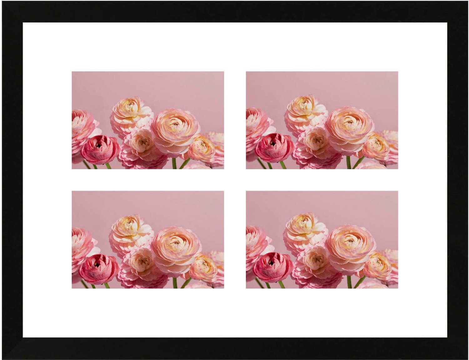 SecaDesign Anima Fotolijst - Zwart - Voor 4 foto's 10x15 cm